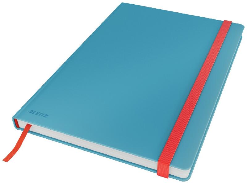 LEITZ Lot de 5 Cahier Cosy B5, 160p./80 feuilles 100 g/m², ligné, couv. Rigide bleu - bleu 44830061_0