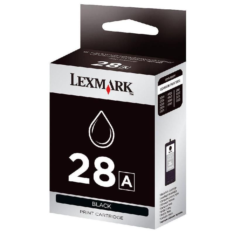 LEXMARK CARTOUCHE D'ENCRE 28 N (18C1428E) - COULEUR: NOIR