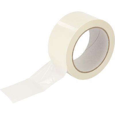 Lot de 6 rouleaux adhésif PVC blanc 50mmx66m - Forte adhérence et déroulement silencieux_0