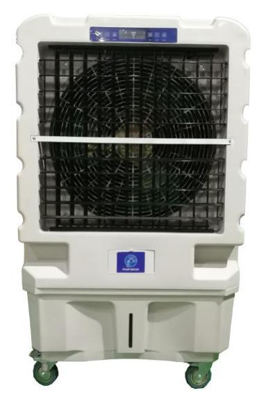 M confort Eolus 120 Pro - refroidisseur par évaporation 450W avec débit d'air 12000 m3/h et couverture 150 m²_0