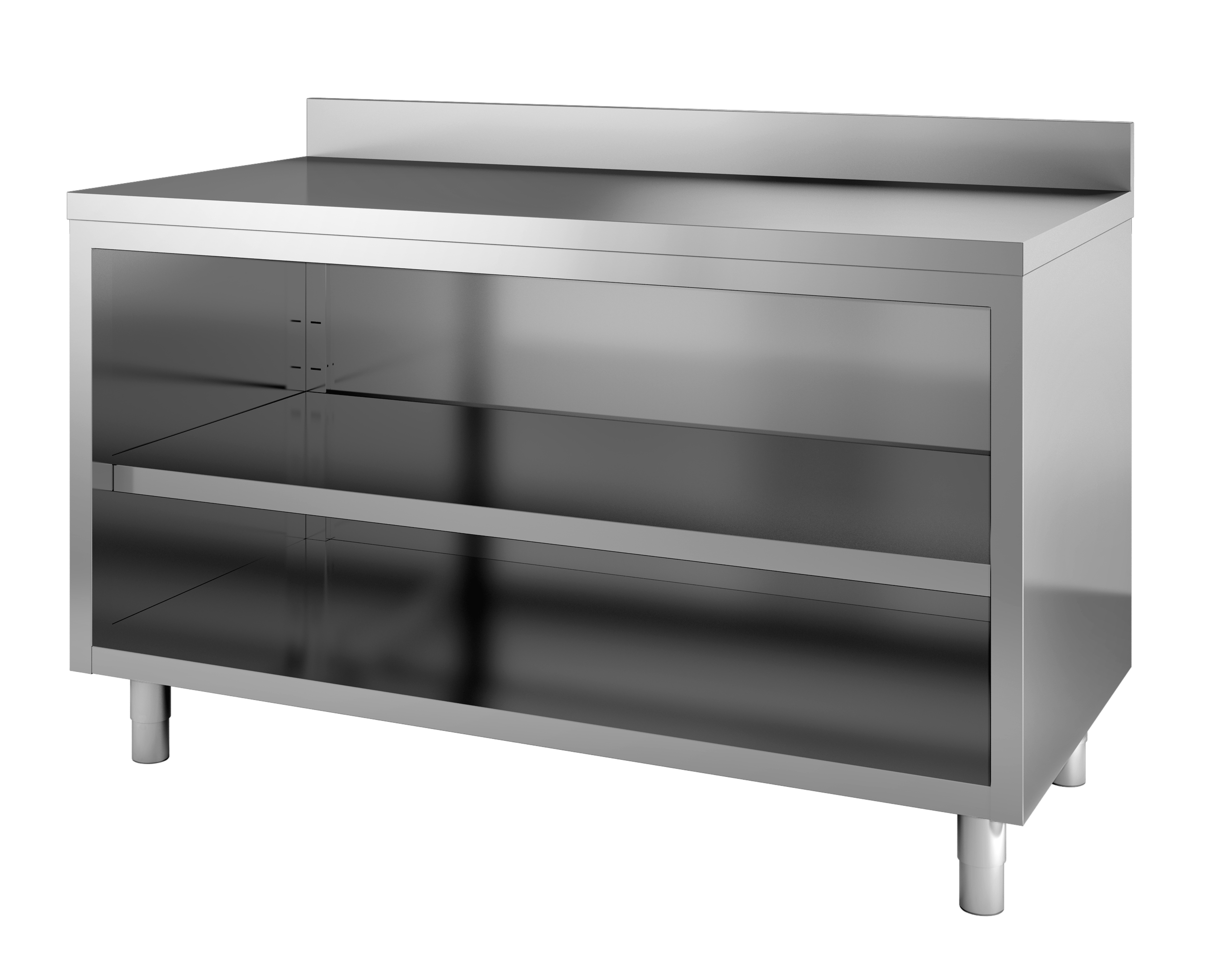 MEUBLE BAS OUVERT AVEC DOSSERET ECO 16X7