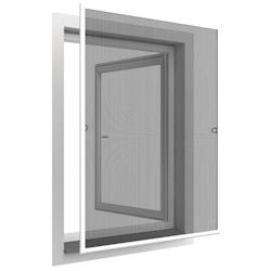 Moustiquaire cadre aluminium sans perçage 120 x 140 cm Basic Easy Life - blanc 4052329003923_0
