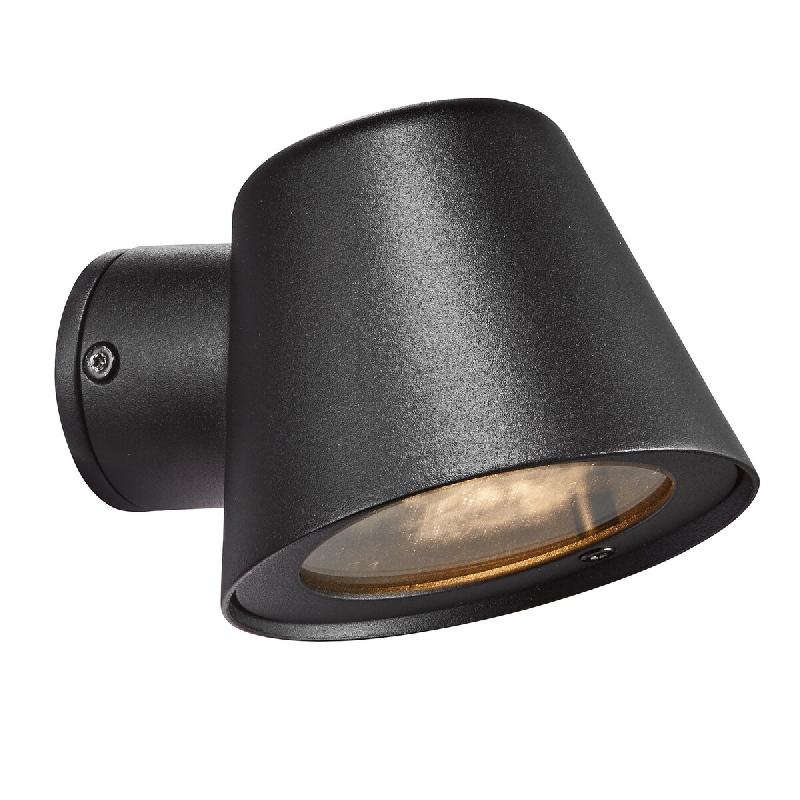 Nordlux Applique murale ALERIA  Métal Noir, H.14.7 - IP44 - GU10 / Extérieur - noir 5704924000720_0