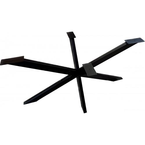 PIED DE TABLE CENTRAL MIKADO EN ACIER NOIR MAT - HAUTEUR 720 MM DEVISMES
