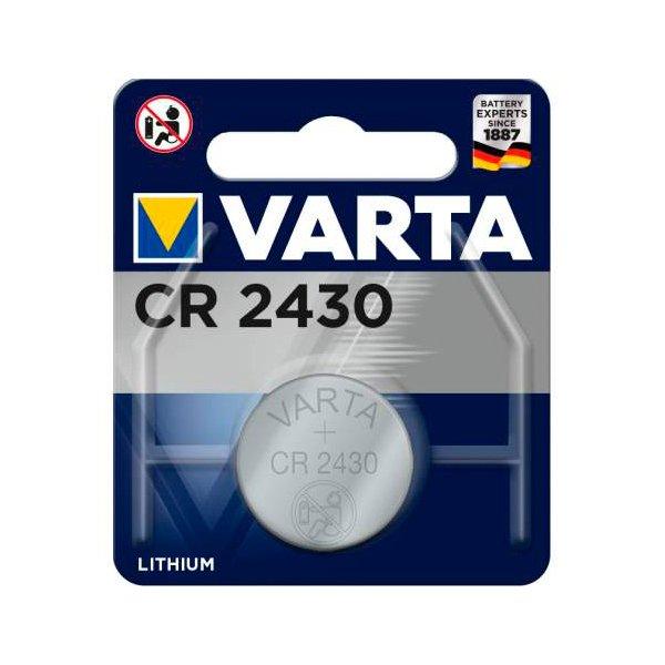 PILE BOUTON LITHIUM BLISTER CR2430 VARTA 3V 300MAH_0