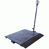 Plaque de chargement TIM DOCK - Acier antidérapant - Charge utile max 4000 kg - 1500x1500 mm_0