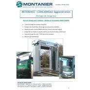 Portique de lavage Concarneau - Montanier - 1 piste - Stop & GO - adapté aux pistes courtes et longues_1