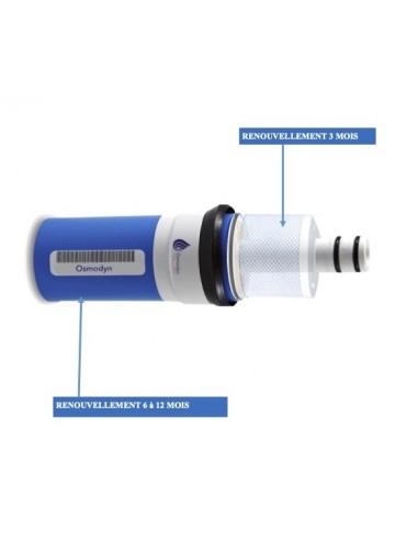 Renouvellement osmoseur NOMADE - Kit de renouvellement avec préfiltration 20µ + Charbon_0
