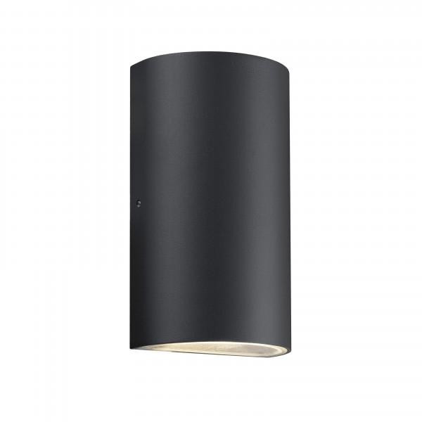 ROLD APPLIQUE MURALE MÉTAL-VERRE NOIR LED INTEGRÉE 3000K - NORDLUX 84141003