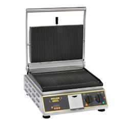 Roller Grill - Contact-grill simple spécial Panini en fonte émaillée - inox PREMIUM_0