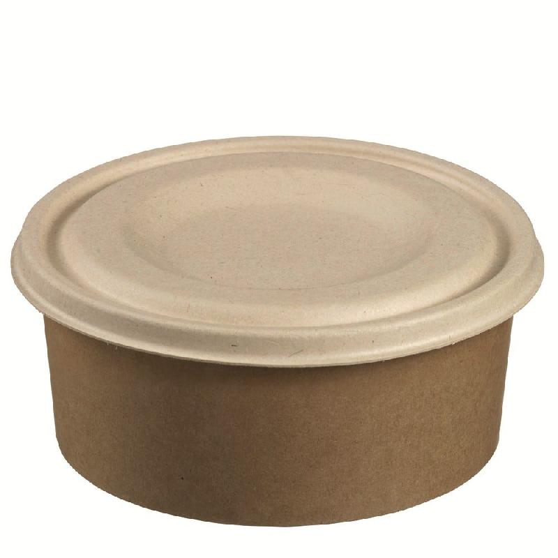 Saladier Ecokraft carton laminé naturel 750ml - par 300_0