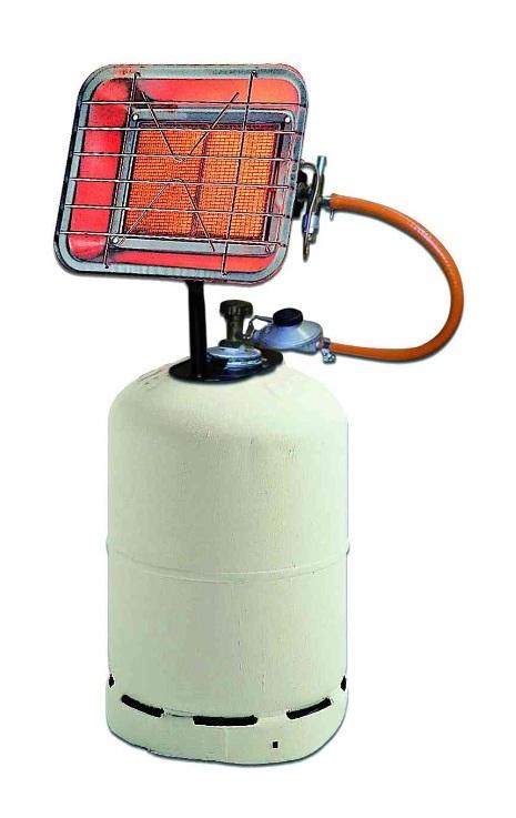 Chauffage à Gaz Portable 3 Niveaux - 15000/12500/10000 BTU, Allumage électrique, Pour Camping, Terrasse - 9