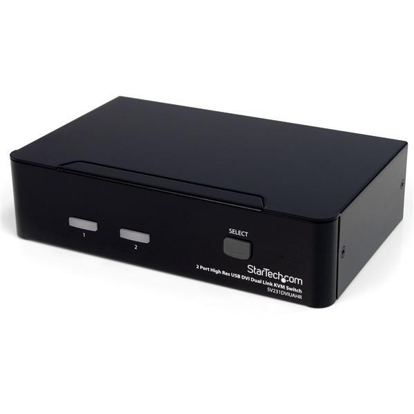 StarTech.Com Commutateur KVM 2 Ports DVI, USB et Audio - Switch KVM DVI Dual Link - 2560x1600_0