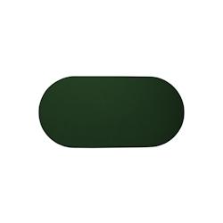 Stil Casa, set de 12 chemins de table unicolores, polyuréthane laminé cousu, 78xh. 38 cm, finition dollar vert. - RUN7838-GFD_0