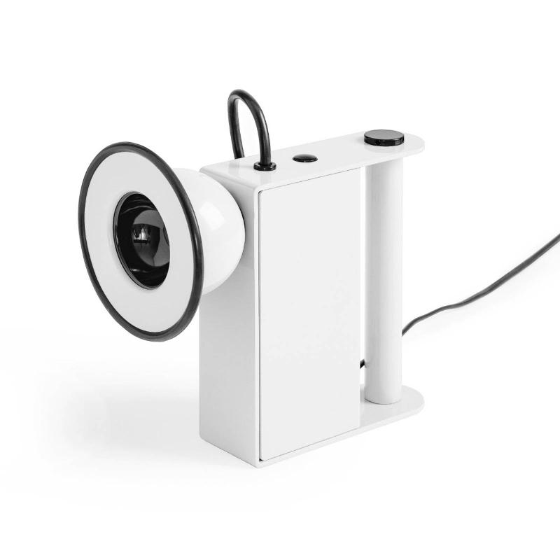 STILNOVO MINIBOX LAMPE DE TABLE LED, BLANCHE