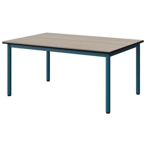 TABLE MALIBU 120X80 T2 4P STRA ACACIA/NOIR BLEU 5025