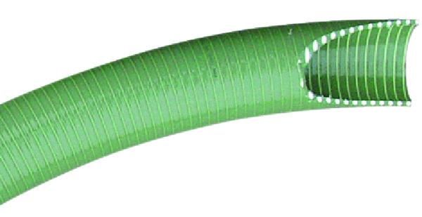 TUYAU D125 LE METRE PLASTIQUE VERT RENFORCE