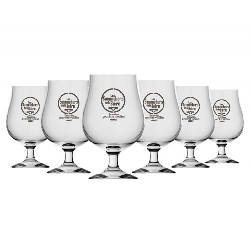 Verres Sommeliers de la Bière - Pack de 6 verres de 50cl pour dégustation_0
