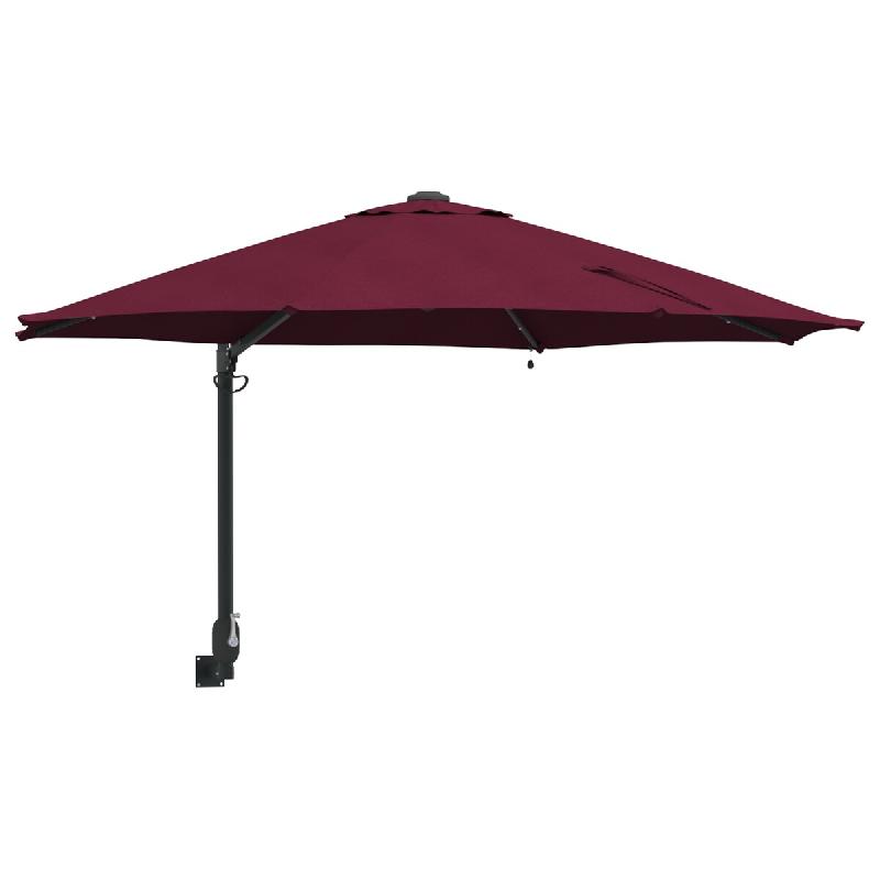 VidaXL Parasol de jardin Bordeaux 248 x 248 x 148 cm Modèle Atlas Pure - 42003247_0