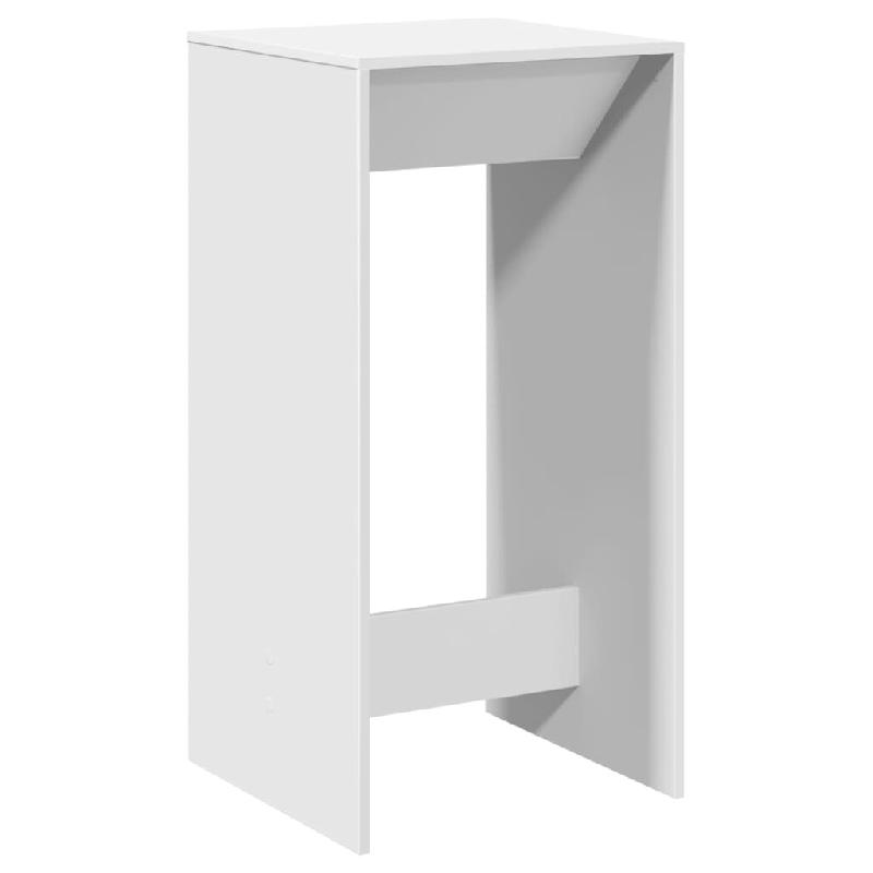 VidaXL Table de bar blanc 51x50x103,5 cm bois d'ingénierie Modèle Boréal Stella Pro - 854418_0