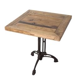 AnticLine créations Table de bar 70x70cm - marron Bois CD843_0