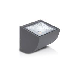 Applique murale extérieure Lampe LED 12W 3000K blanc chaud IP65 ASLO - argenté 5604612687953_0