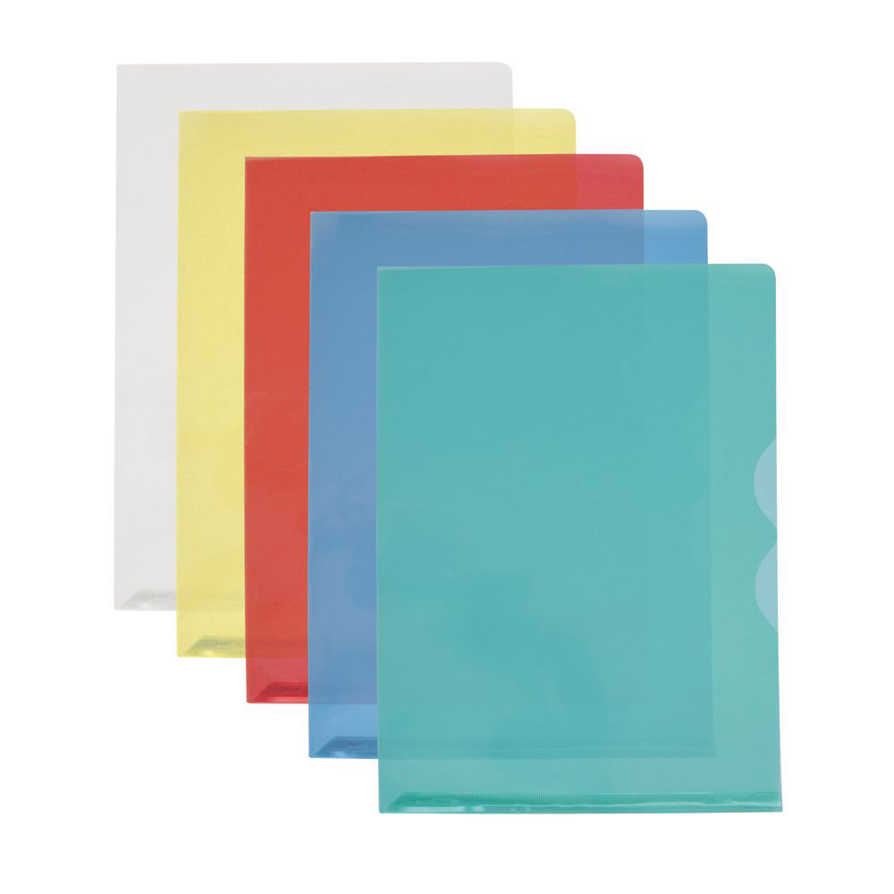 BOÎTE DE 50 POCHETTES-COIN FARD'OR EN PVC 13,5/100E - COLORIS ASSORTIS