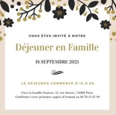 Carte d'invitation - Annoncez et organisez vos événements avec élégance_0
