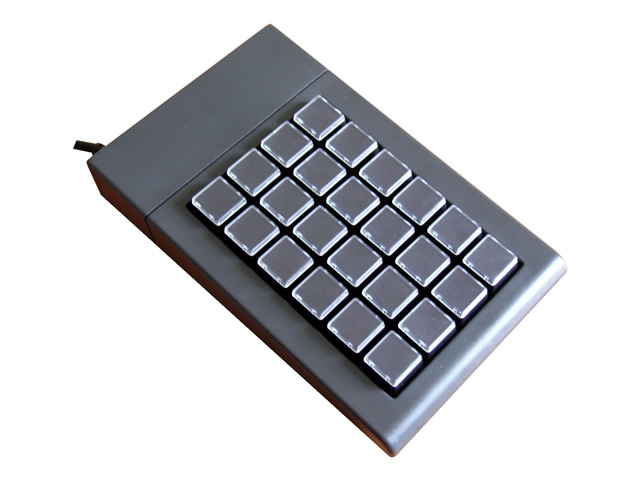 Clavier semi-industriel 24 touches programmable en boitier de table_0