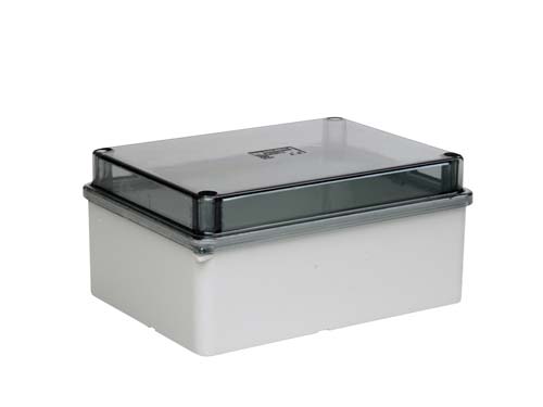 Coffret étanche industriel IP56 - Couvercle transparent bas - Matériau isolant thermoplastique_0