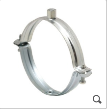 Collier embase double pour ventilation - Référence P.0707 - Ø100 à Ø400, charge maxi 240 kg_0