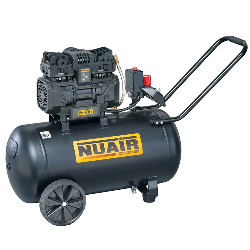 Compresseur siltek 50l sans huile silencieux NUAIR - 11574684_0