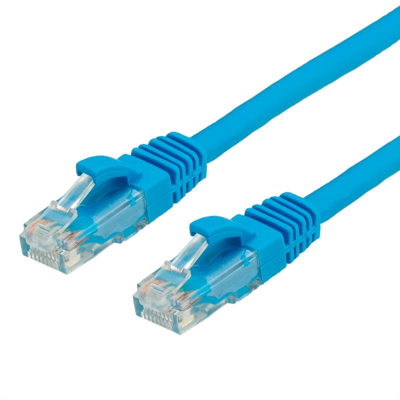 Cordon VALUE Cat.6A (Classe EA) / 10 Gigabit UTP, bleu, 5 m_0