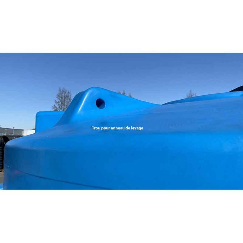 Cuve de stockage d'eau de pluie en polyéthylène - 2000 L à 5000 L - Résistante aux UV et variations de températures_0