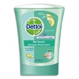 DETTOL RECHARGE DE SAVON 250 ML POUR DISTRIBUTEUR NO TOUCH PARFUM CONCOMBRE