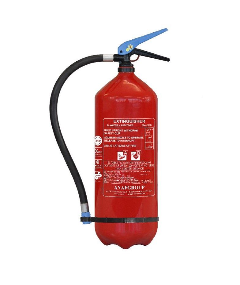 FG6-J - Extincteur portatif à pression auxiliaire à eau additivée - Anaf - Capacité 6L - Corps en aluminium_0