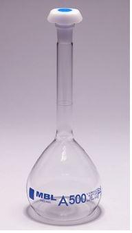 Fiole jaugée classe A - AS67817 - 50ml avec bouchon CN en polyéthylène_0