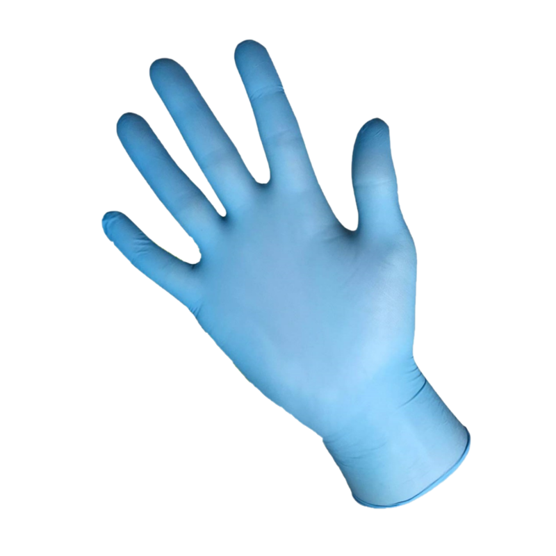 Gant nitrile non poudre bleu taille xs 3.5gr 240mm bte de 100 ap - 200001072_0