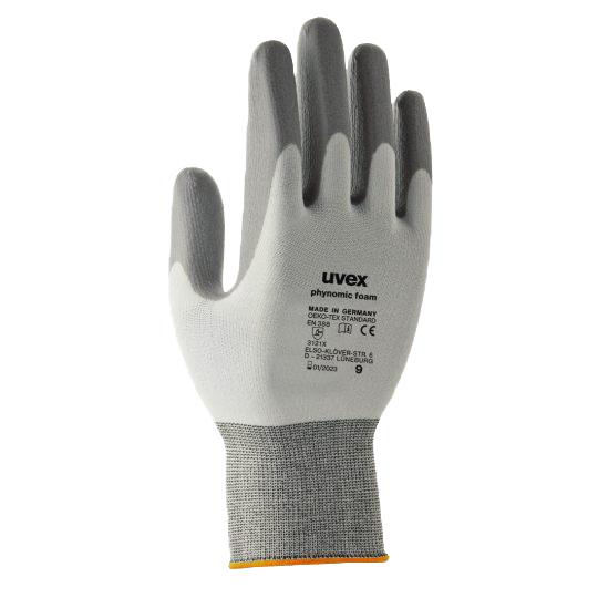 Gants tricotés phynomic foam enduit mousse aquapolymère gris/gris foncé t10 - UVEX - ct10 - 589664_0