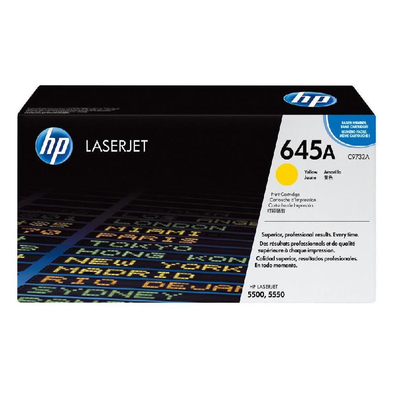 HEWLETT PACKARD TONER ORIGINAL 645A (C9732A) - COULEUR: JAUNE