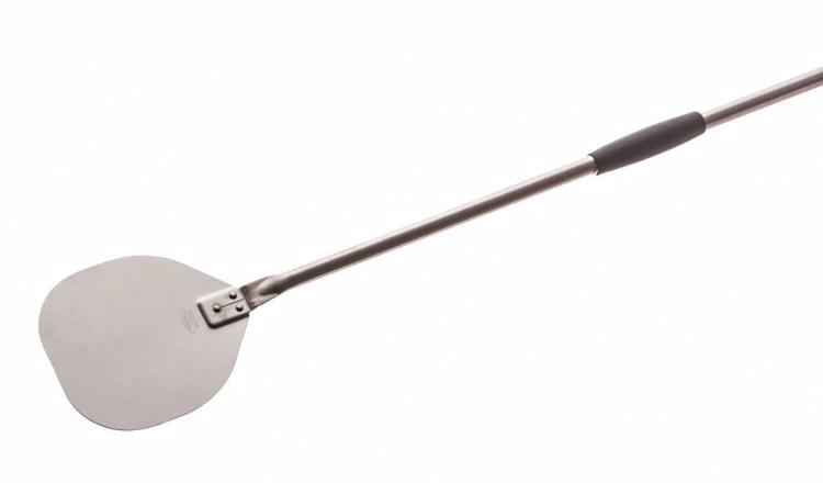 Petite pelle ø 20 cm - pour bois renforcée - Inox avec manche 1,5 m_0