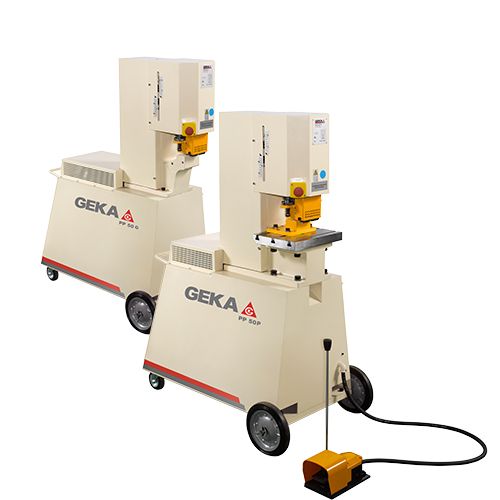 PP Series - Poinçonneuse portable Geka - 50 tonnes de force avec modèles G et P_0