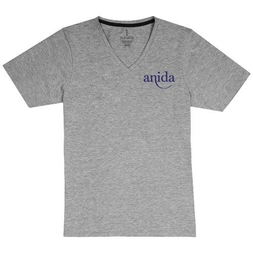 T-shirt bio manches courtes pour femme Kawartha - col V - 95% coton biologique ringspun - 200 g/m²_0