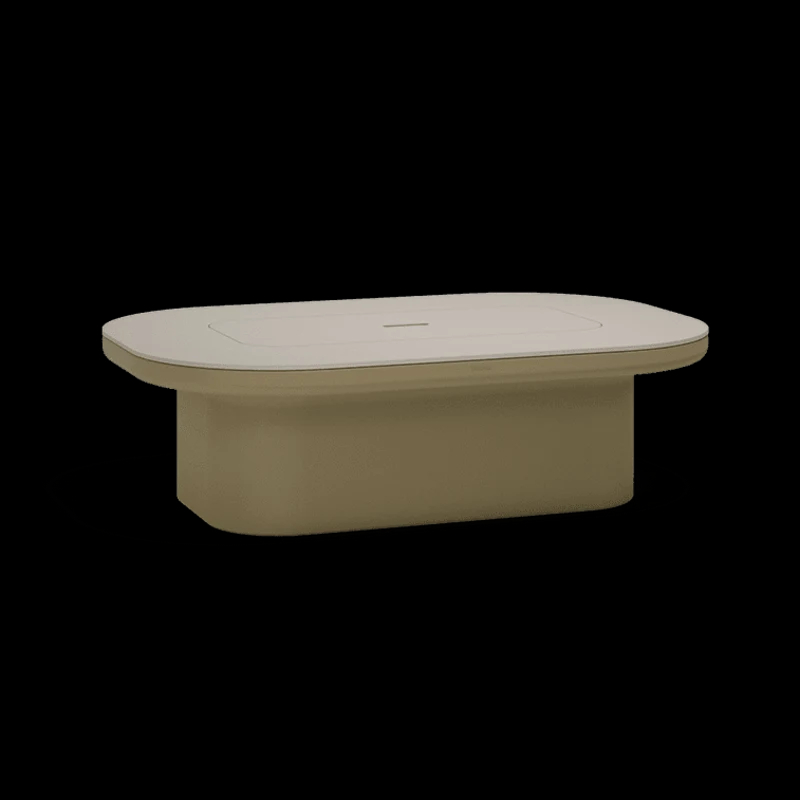 Table basse rectangulaire 120x80 cm LUNA - recyclable et résistante - VONDOM_0