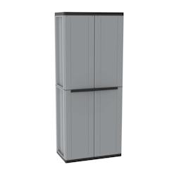 Terry Armoire à balais en résine 2P J-Line - gris 1102819_0