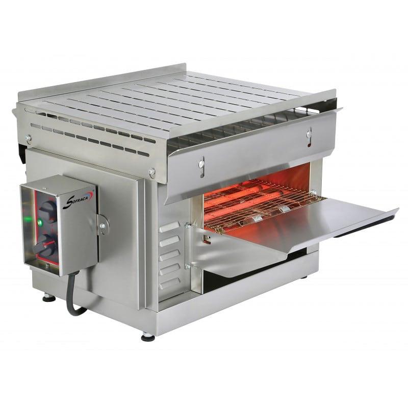 Toaster à convoyeur à quartz Sofraca 24062TR - 230 V - Jusqu'à 540 toasts/heure - Fabrication française_0