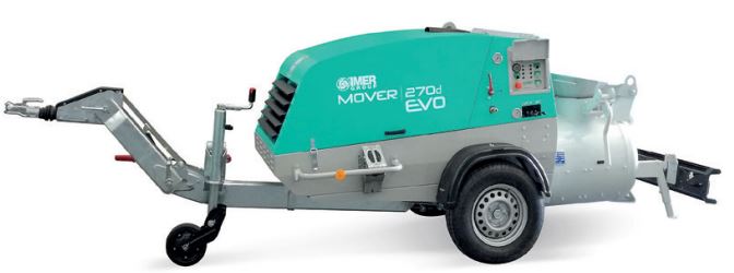 Transporteur de chape, rendement 5 m3 /h - MOVER 270 DR EVO S5_0
