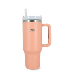 Yack - Gobelet Yack 1.2l En Acier Inoxydable Rose Couvercle Et Paille - 3256391030882_0
