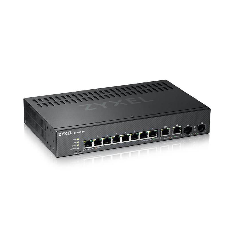 Zyxel GS2220-10-EU0101F commutateur réseau Géré L2 Gigabit Ethernet (10/100/1000) Noir_0