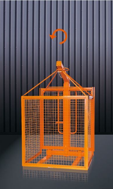 Lève-palette Eichinger 1059 avec protecteur de sécurité intégré - Charge 600 à 3000 kg - Auto-équilibrage et écartement réglable_0
